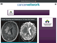 Tablet Screenshot of cancernetwork.com